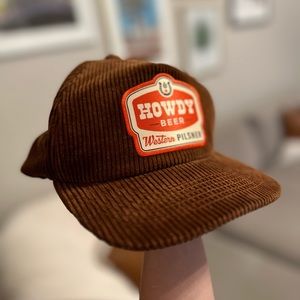 Howdy Corduroy Flat Bill Trucker Beer Hat
